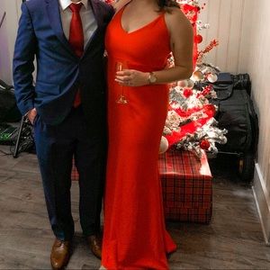 Red formal dress!